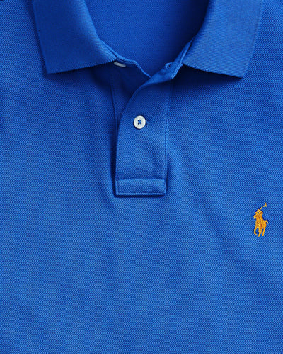 Ralph Lauren The Iconic Mesh Polo Shirt | New Iris Blue