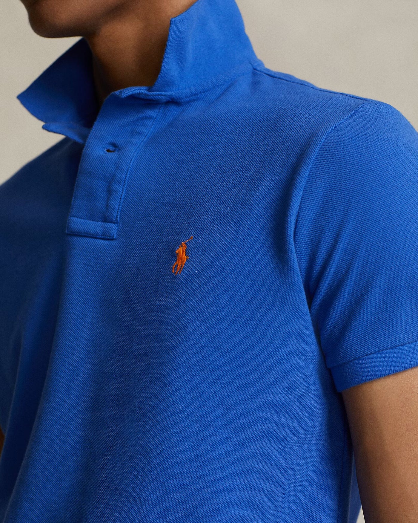 Ralph Lauren The Iconic Mesh Polo Shirt | New Iris Blue