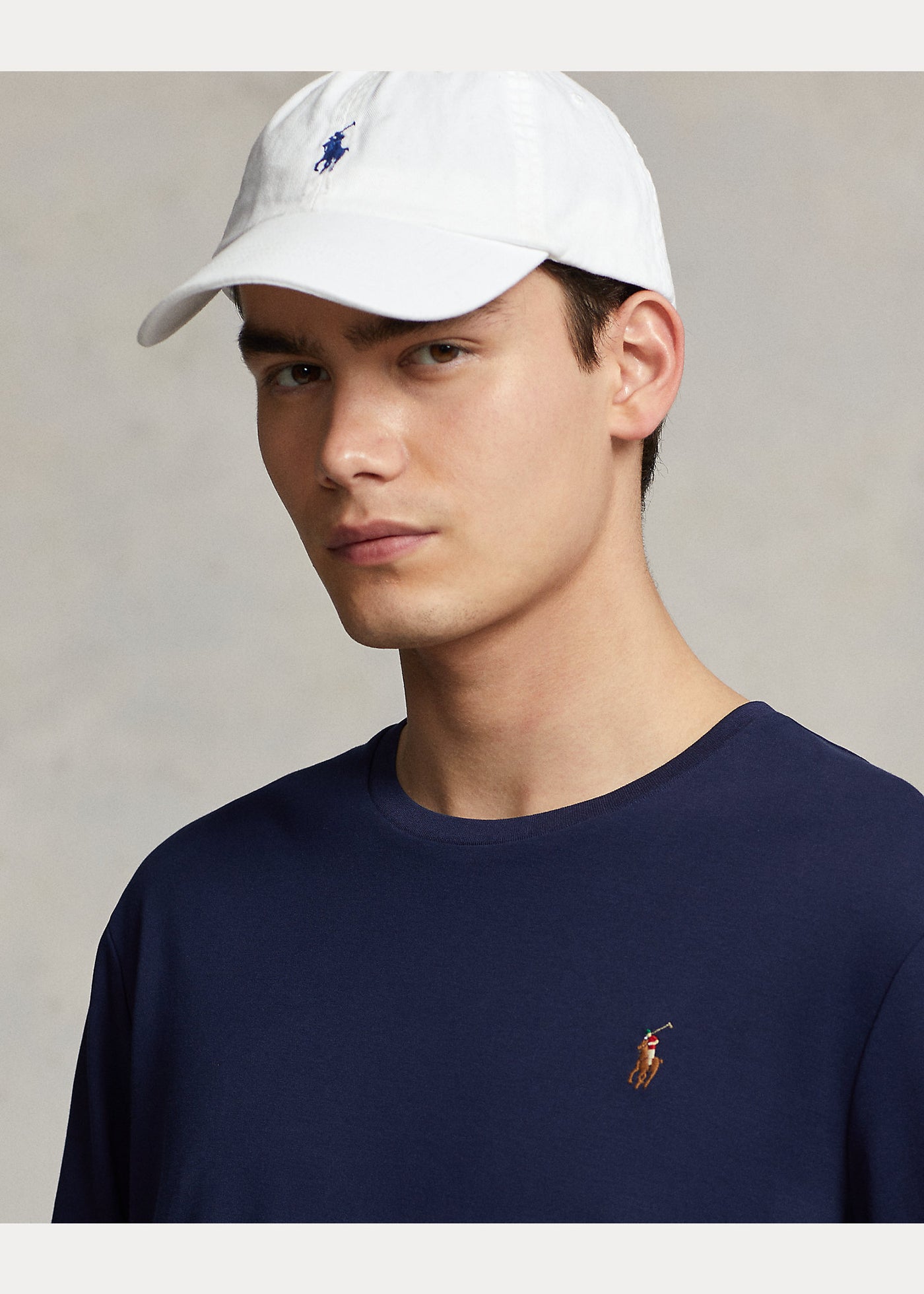 Ralph Lauren Custom Slim Fit Soft Cotton Interlock T-Shirt | Refined Navy