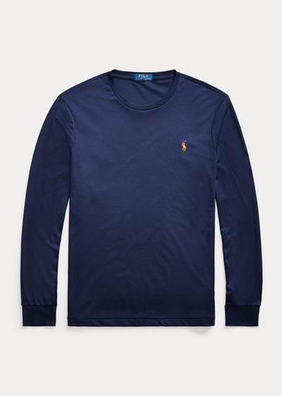 Ralph Lauren Custom Slim Fit Soft Cotton T-Shirt | Refined Navy