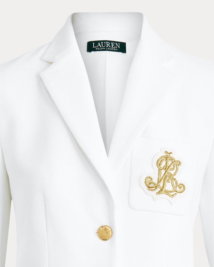 Lauren Ralph Lauren Bullion Jacquard Blazer | White