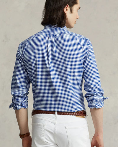 Ralph Lauren Custom Fit Oxford Shirt | Blue/White