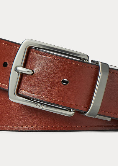 Ralph Lauren Reversible Leather Belt Gift Set | Black/Brown