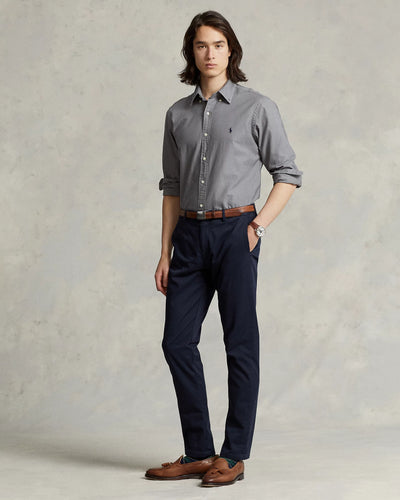 Ralph Lauren Custom Fit Garment-Dyed Oxford Shirt | Perfect Grey