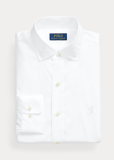 Ralph Lauren Slim Fit Poplin Shirt | White