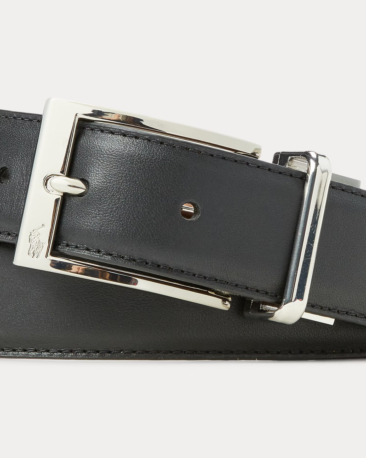 Ralph Lauren Reversible Leather Dress Belt | Black/Brown