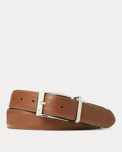 Ralph Lauren Reversible Leather Dress Belt | Black/Brown