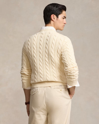 Ralph Lauren Cable-Knit Cotton Jumper | Andover Cream