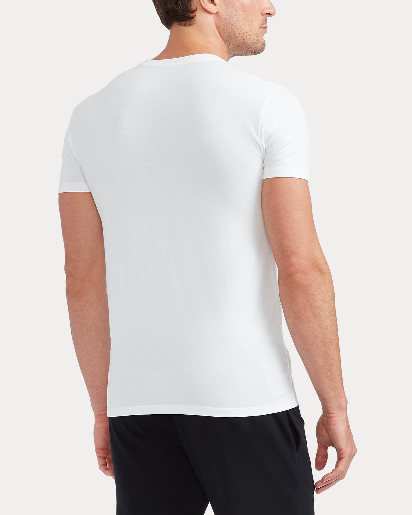 Ralph Lauren Slim Crewneck 3-Pack | Black/White/Grey