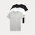 Ralph Lauren Slim Crewneck 3-Pack | Black/White/Grey