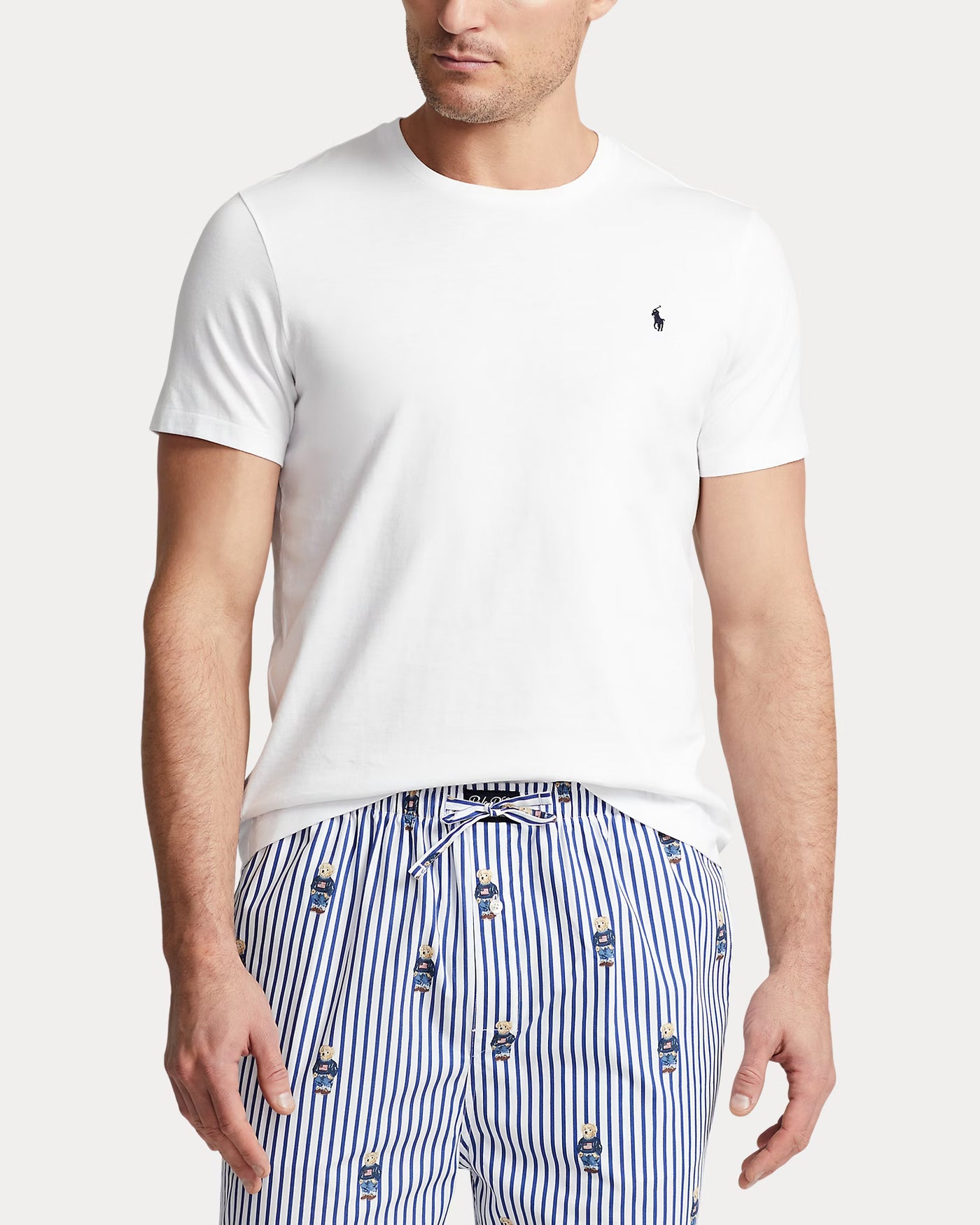 Ralph Lauren Cotton Jersey Sleep Shirt | White