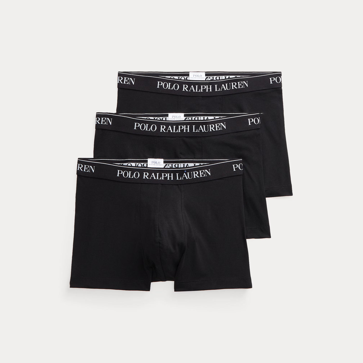 Ralph Lauren Stretch Cotton Trunk 3-Pack | Black
