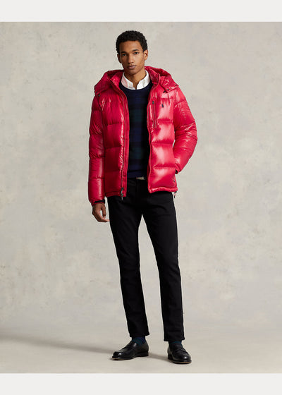 Ralph Lauren The Gorham Glossed Down Jacket | Red