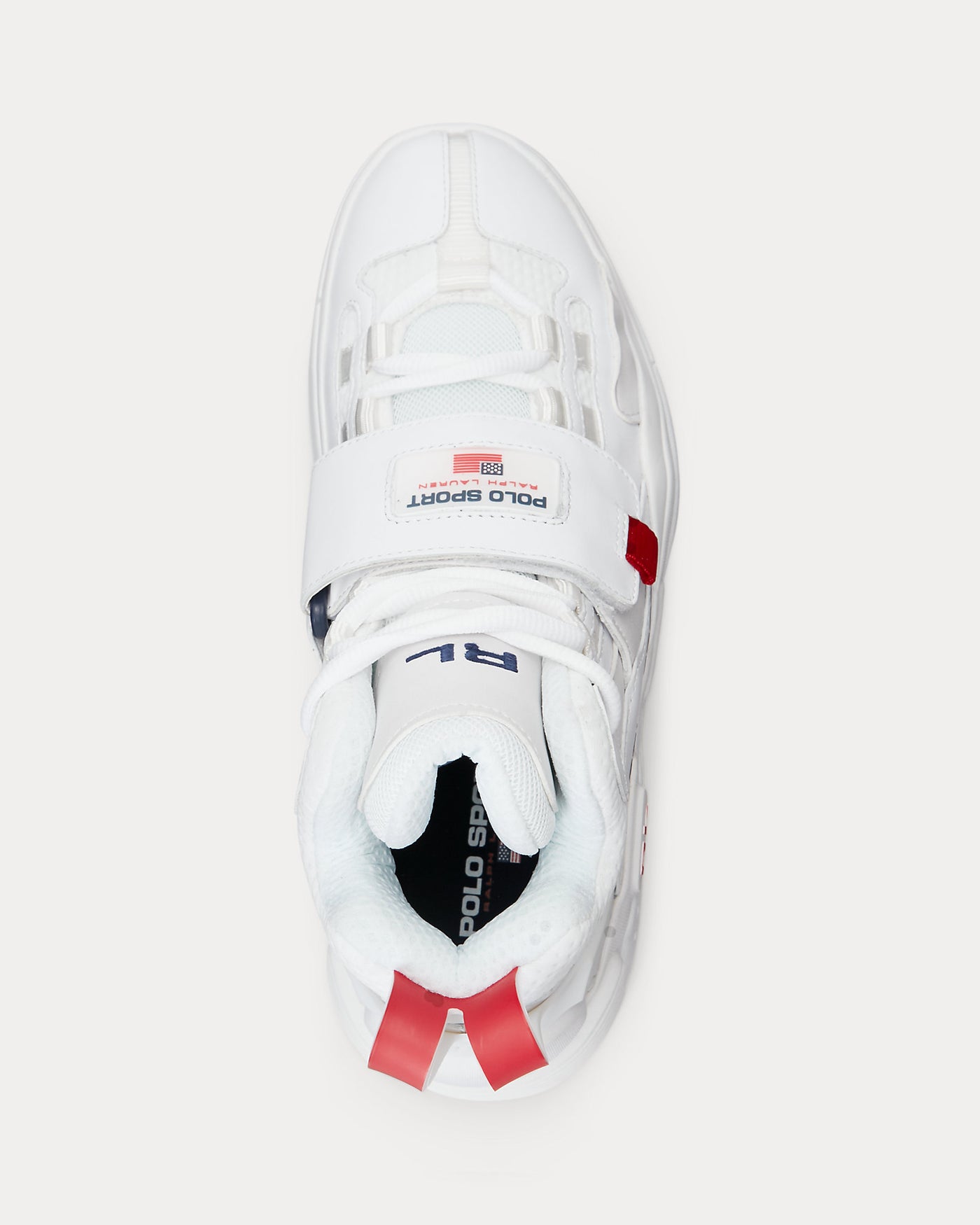 Ralph Lauren PS100 High-Top Trainer | White