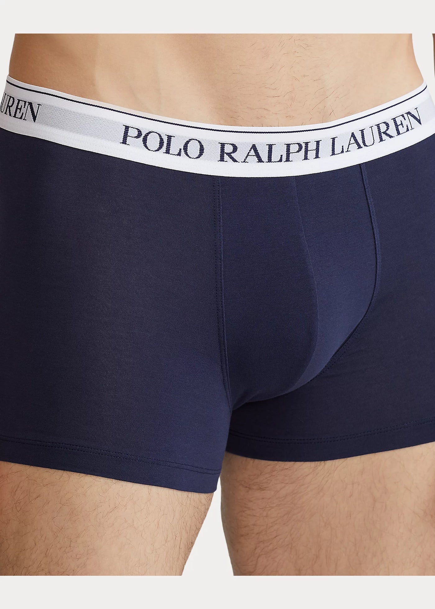 Ralph Lauren Classic Stretch Cotton Trunk 3-Pack | Navy/White/Pony