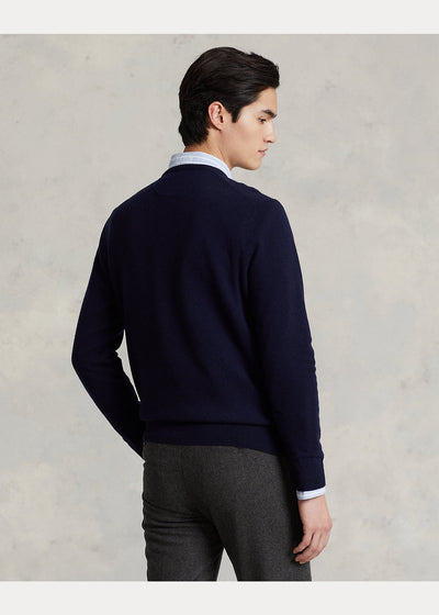 Ralph Lauren Wool Crewneck Jumper | Hunter Navy