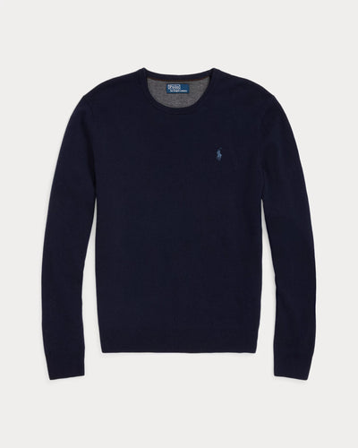 Ralph Lauren Wool Crewneck Jumper | Hunter Navy