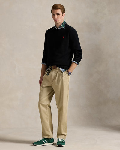 Ralph Lauren Cotton Crewneck Jumper | Black