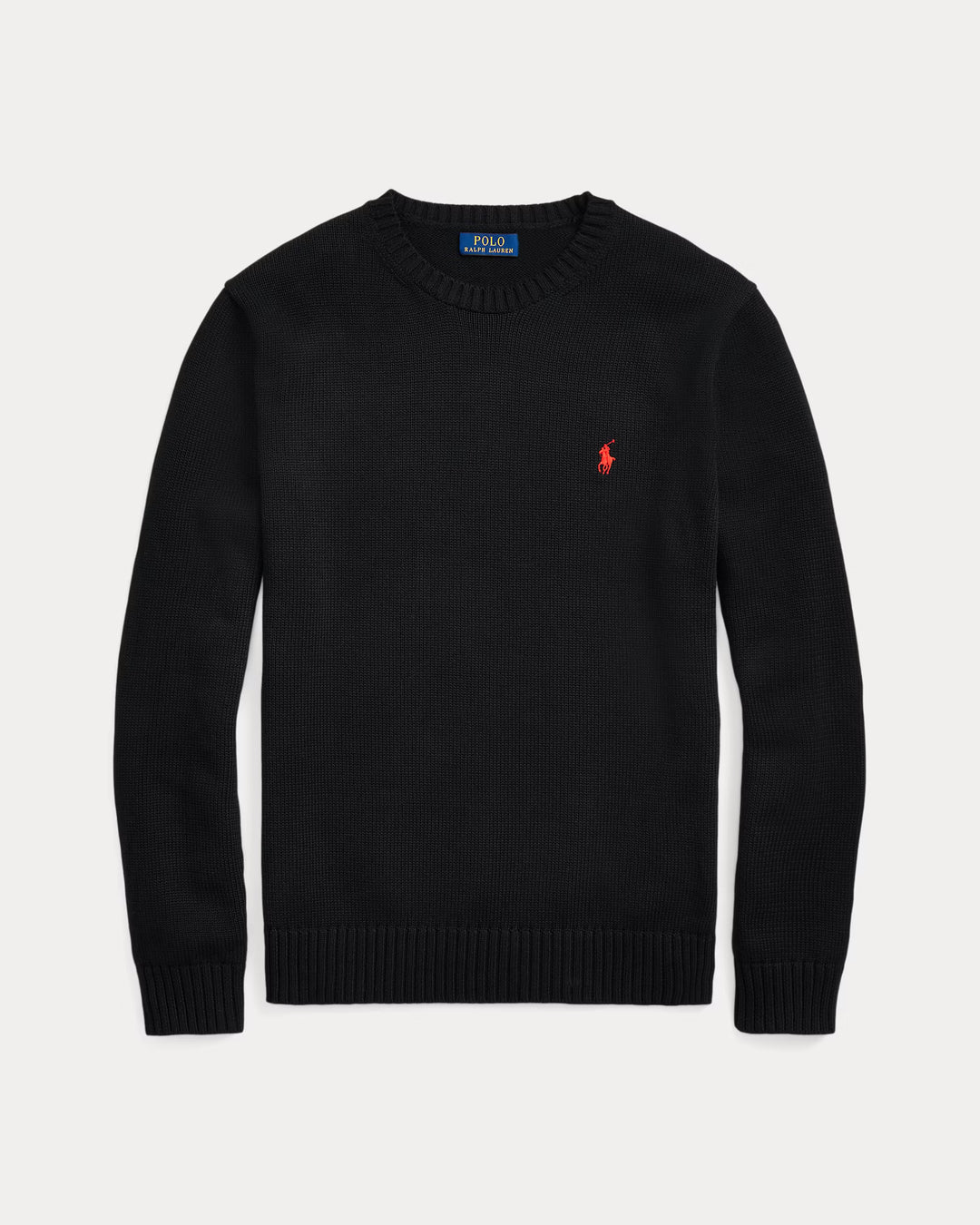 Ralph Lauren Cotton Crewneck Jumper | Black