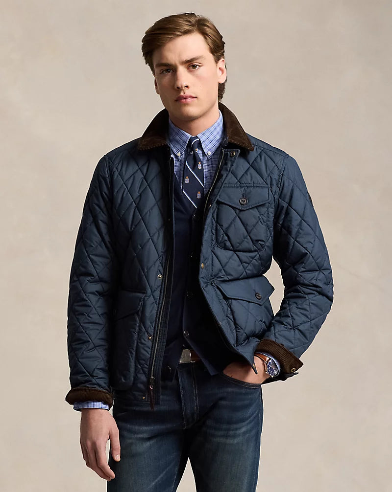 Ralph Lauren The Beaton Quilted Jacket | College Navy