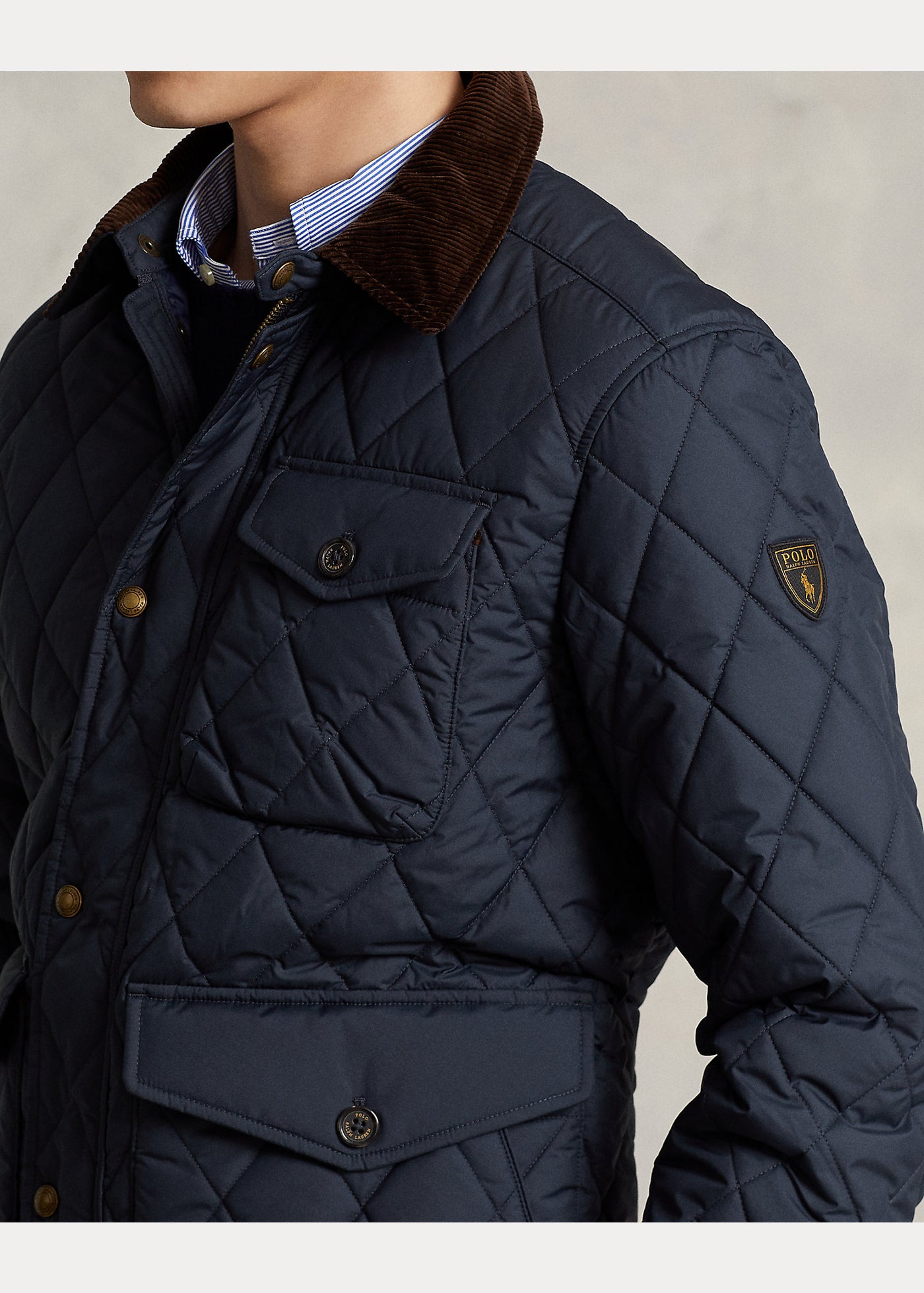 Ralph Lauren The Beaton Quilted Jacket | College Navy