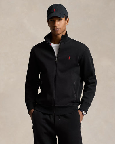 Ralph Lauren Double-Knit Track Jacket | Black