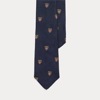 Ralph Lauren Silk Repp Club Tie | Navy