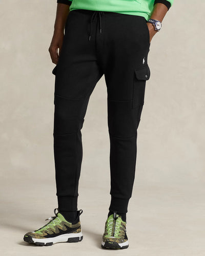 Ralph Lauren Double-Knit Cargo Jogger | Black