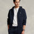 Ralph Lauren Double-Knit Full-Zip Hoodie | Aviator Navy