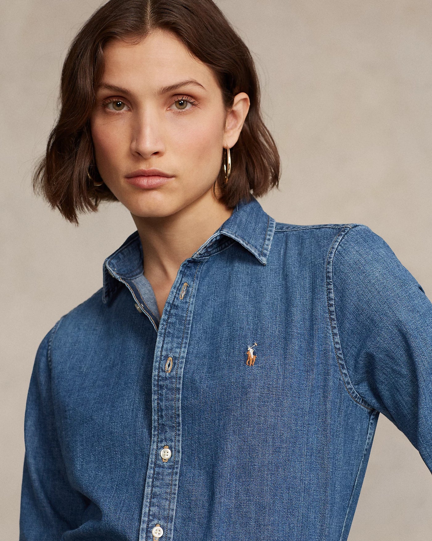 Ralph Lauren Slim Fit Denim Shirt | Denim