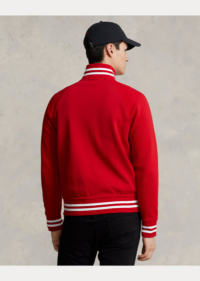 Ralph Lauren Double-Knit Track Jacket | Red