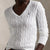 Ralph Lauren Cable-Knit Cotton V-Neck Jumper | White