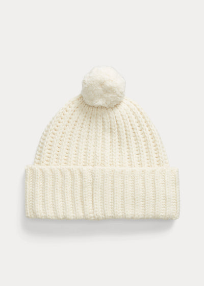 Ralph Lauren Wool Beanie | Cream