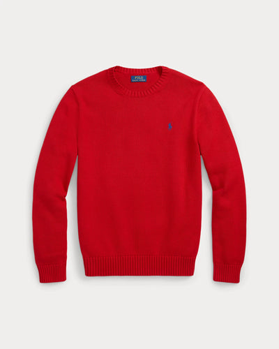 Ralph Lauren Cotton Crewneck Jumper | Red