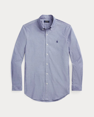 Ralph Lauren Custom Fit Stretch Oxford Shirt | Navy