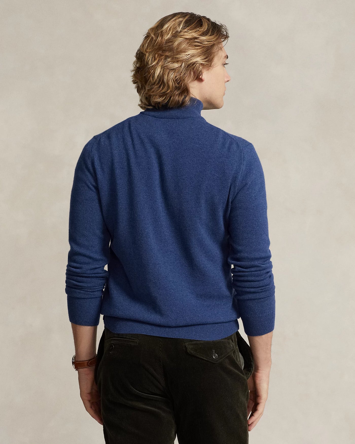 Ralph Lauren Wool Quarter-Zip Jumper | Rustic Navy