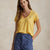 Ralph Lauren Cotton Jersey V-Neck T-Shirt | Corn Yellow