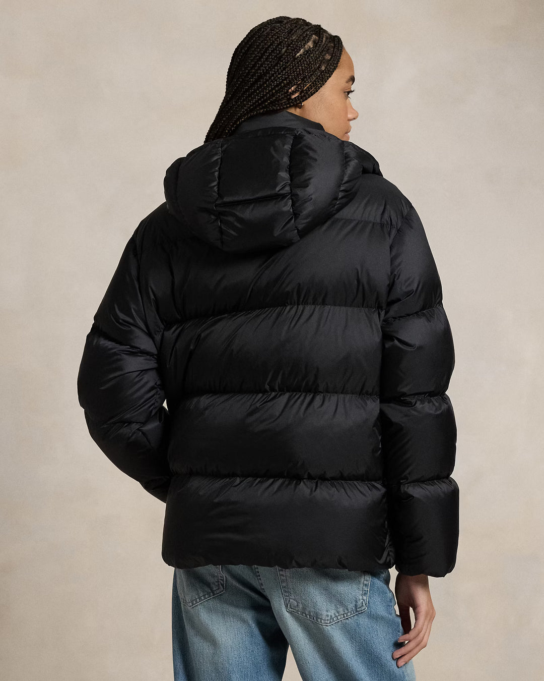Ralph Lauren Water-Repellent Quilted Down Jacket | Black