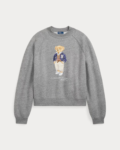 Ralph Lauren Polo Bear Oversize Fleece Crewneck | Dark Grey