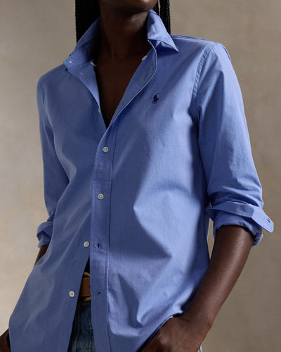 Ralph Lauren Stretch Slim Fit Cotton Shirt | Blue