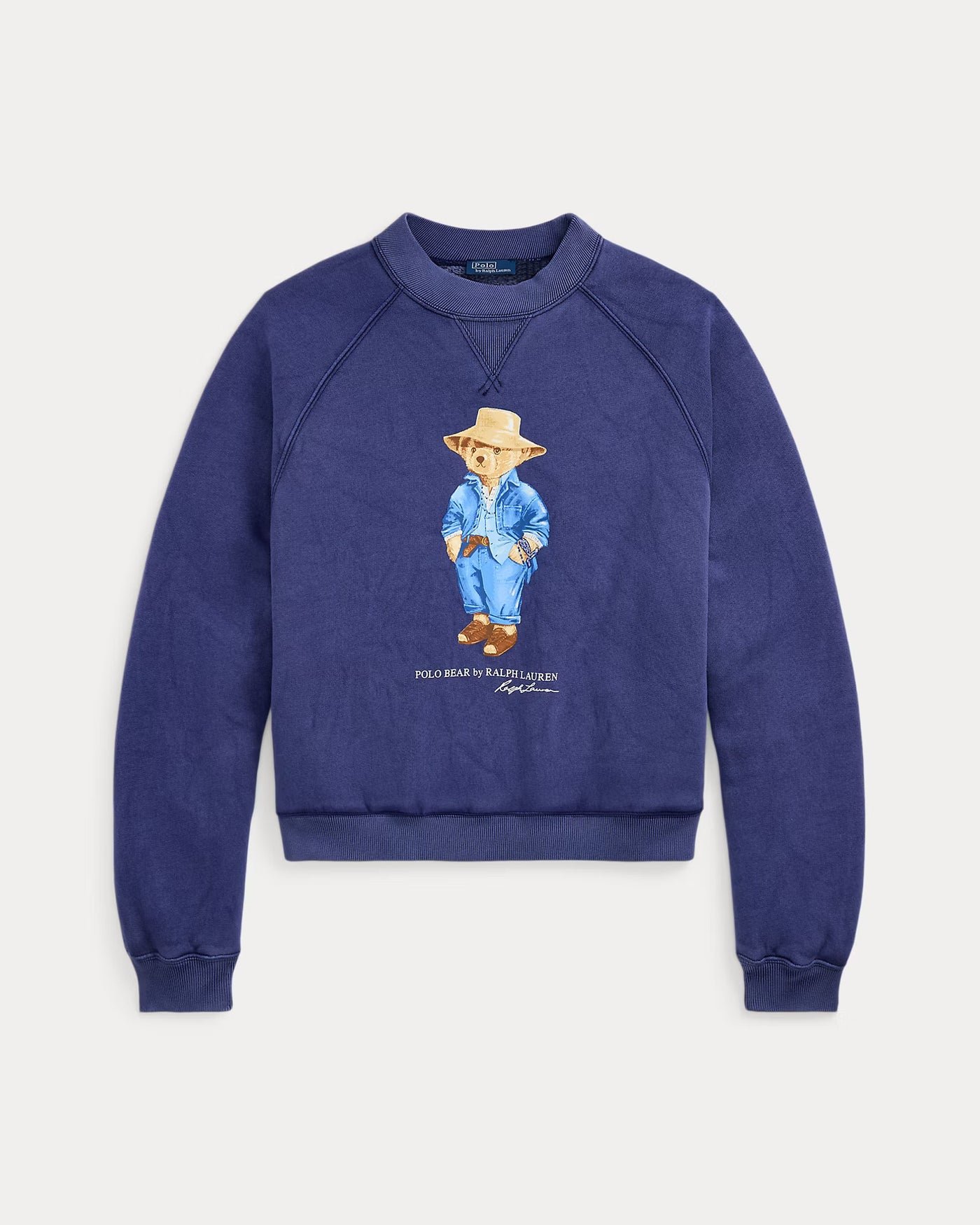 Ralph Lauren Polo Bear Oversize Fleece Crewneck | Dark Cobalt