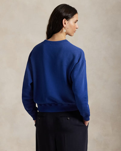 Ralph Lauren Polo Bear Lightweight Fleece Crewneck | Blue Yacht