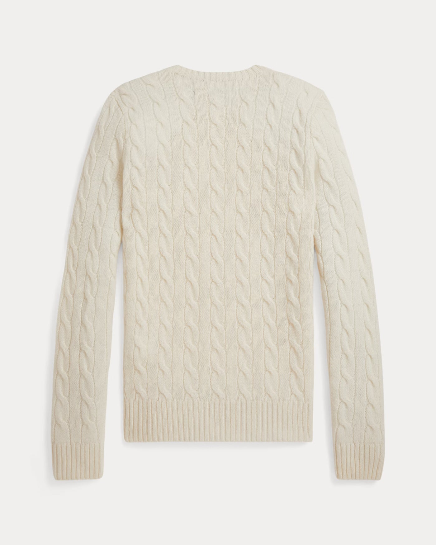 Ralph Lauren Cable Wool-Cashmere Crewneck Jumper | Cream