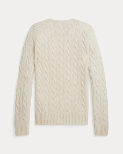 Ralph Lauren Cable Wool-Cashmere Crewneck Jumper | Cream