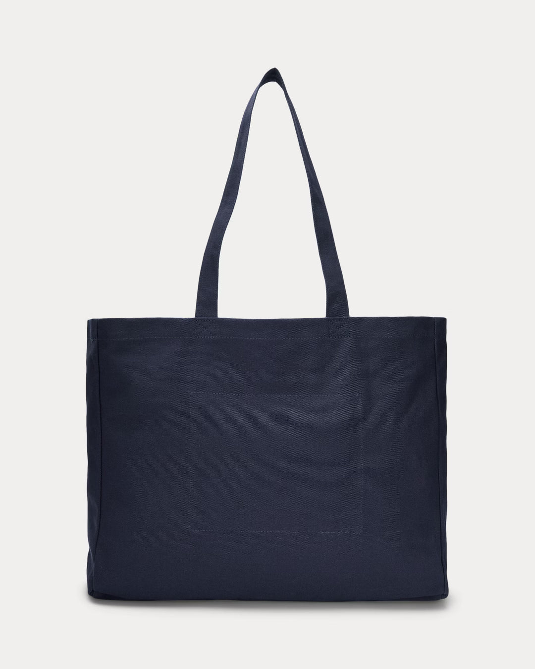 Ralph Lauren Embroidered Canvas Tote | Newport Navy