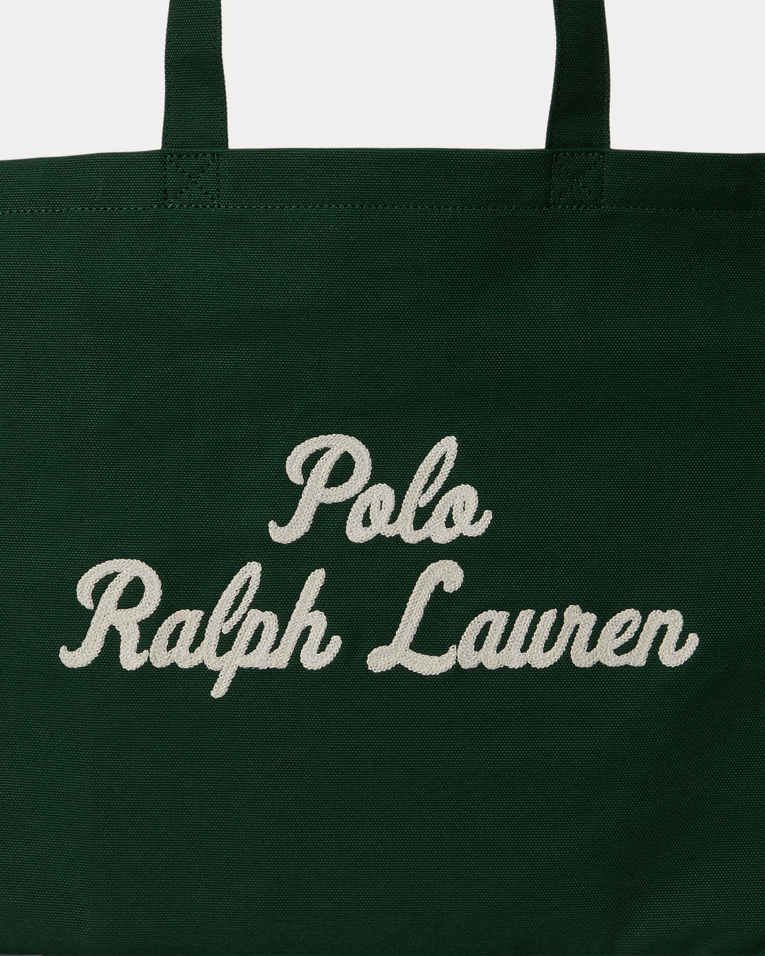 Ralph Lauren Embroidered Canvas Tote | Vintage Pine
