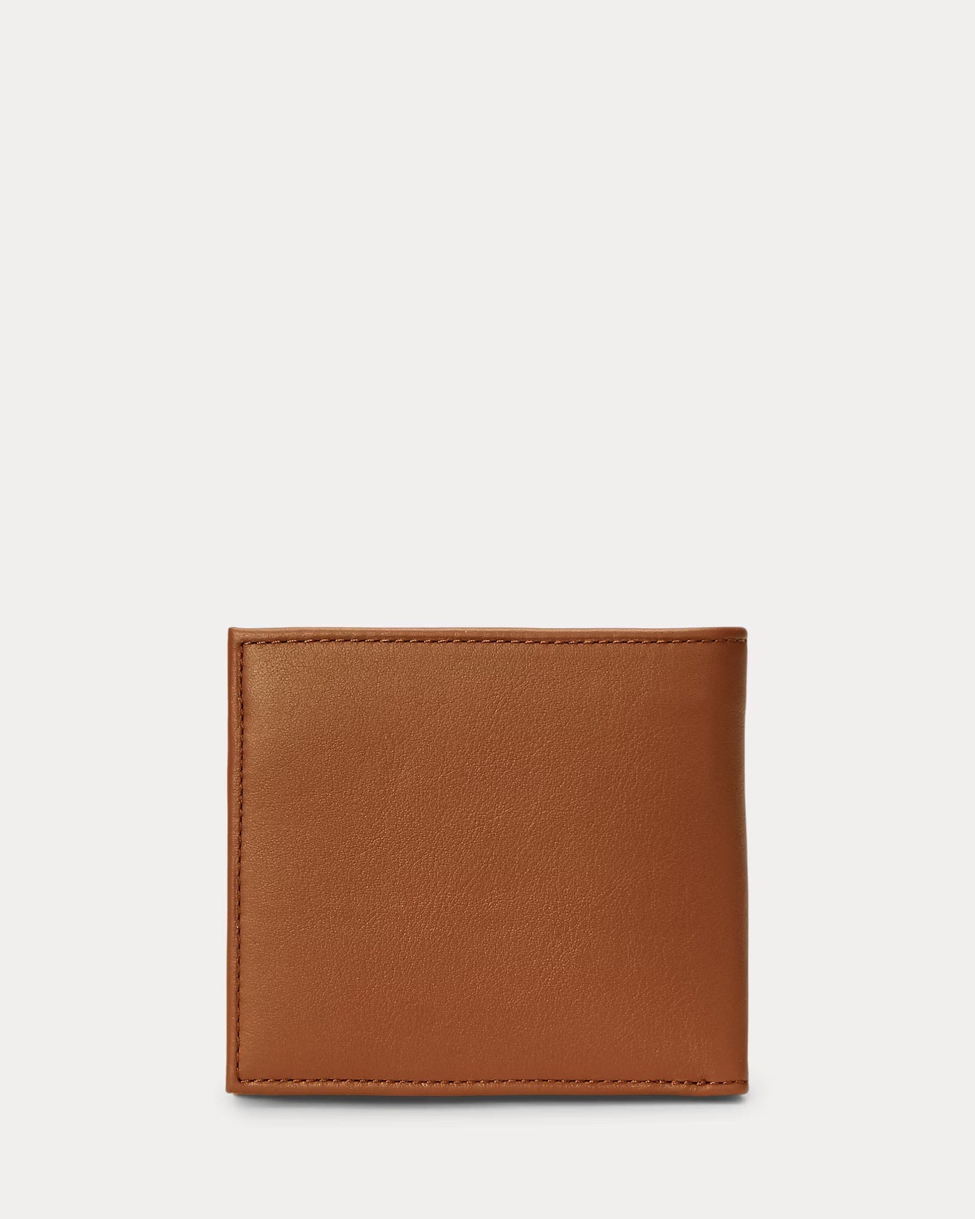 Ralph Lauren Smooth Leather Billfold Coin Wallet | Saddle