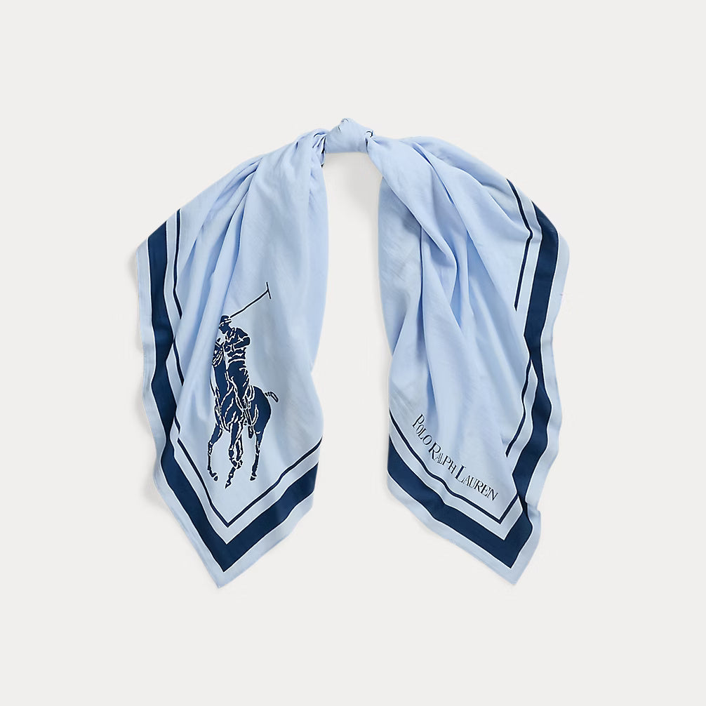 Ralph Lauren Big Pony Cotton Scarf | Cold Springs