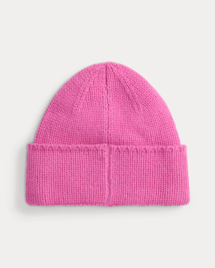 Ralph Lauren Knit Wool Beanie | Pink