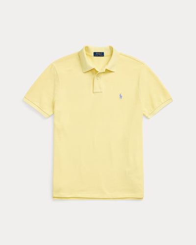 Ralph Lauren Custom Slim Fit Mesh Polo Shirt | Resort Gold